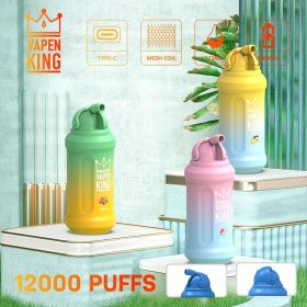 VAPEN KING 12000 Puffs Disposable Vape wga Fumot RandM Aroma Bang Box Vaper Wape Popular Flavors Wholesale Cheap Factory