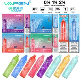 VAPEN Shisha Hookah 12000Puffs DTL Disposable Vape Sub ohm JNR AL FAKHER Adalya Huge Vapor E Cigs Electronic Cigarettes Wholesale I Vapes large clouds ( (3)