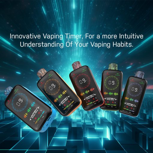 VAPEN QUAD BOX 20000 Puffs Disposable Vape Full Screen Indicator 4 Level Power Adjustable Vaping Mode Puff Geekbar Vplay Vaper