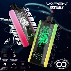 VAPEN Skywalk 25000 25K Puffs Disposable Vape long lasting Oil and Smart Display Vapsolo Super RazzBar Razz Bar 15000 15K Puff Updated 30000 30K Puff Vaper Wholesale EU Warahouse